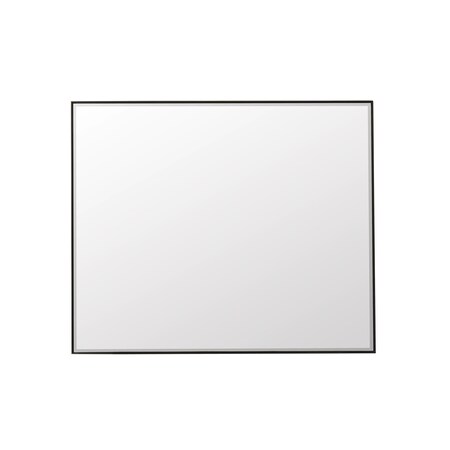 James Martin Vanities Rohe 48in Mirror, Matte Black 715-M48-MB